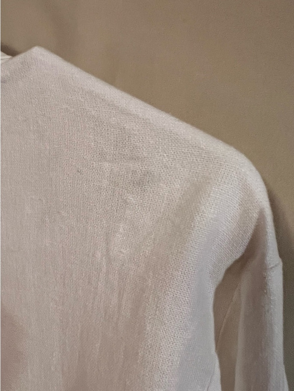 Soft Surroundings Ivory Linen Open Jacket - Picture 10 of 10